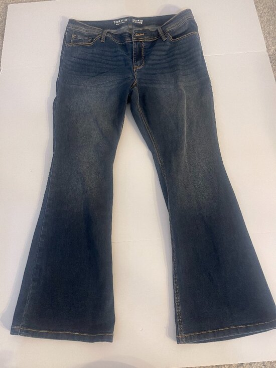 torrid Denim - Torrid Luxe Slim Boot Super Stretch Jeans Size 16R Dark Wash